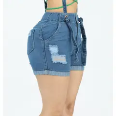 BENCUS JEANS - Short Corto Mujer Rasgado
