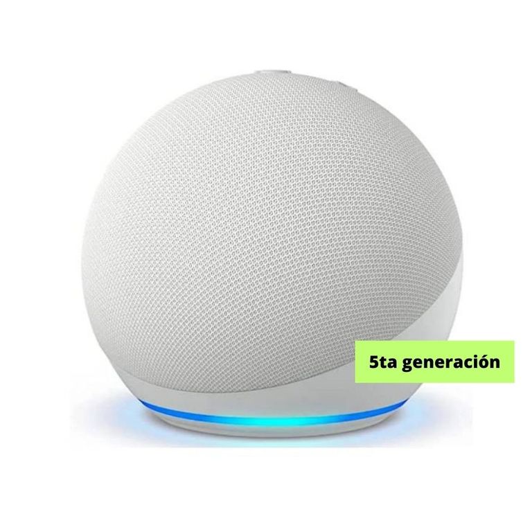 PARLANTE INTELIGENTE ALEXA ECHO DOT 5 GEN BLANCO