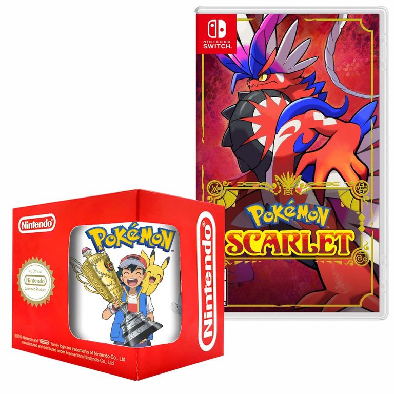 Pokemon Scarlet Switch + Taza