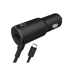 MOTOROLA - Cargador Duo Car 36w Turbo Power Charger Negro