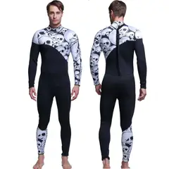 GENERICO - Wetsuit L Neopreno 3mm Negro Calaveras