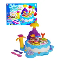 JP SOPORTECOM - Juguete Set de Pastel de Plastilina Moldeable