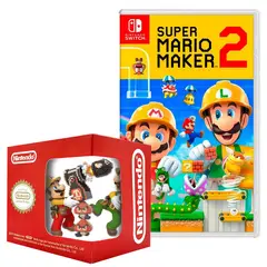 NINTENDO - Super mario maker 2 switch + taza 3