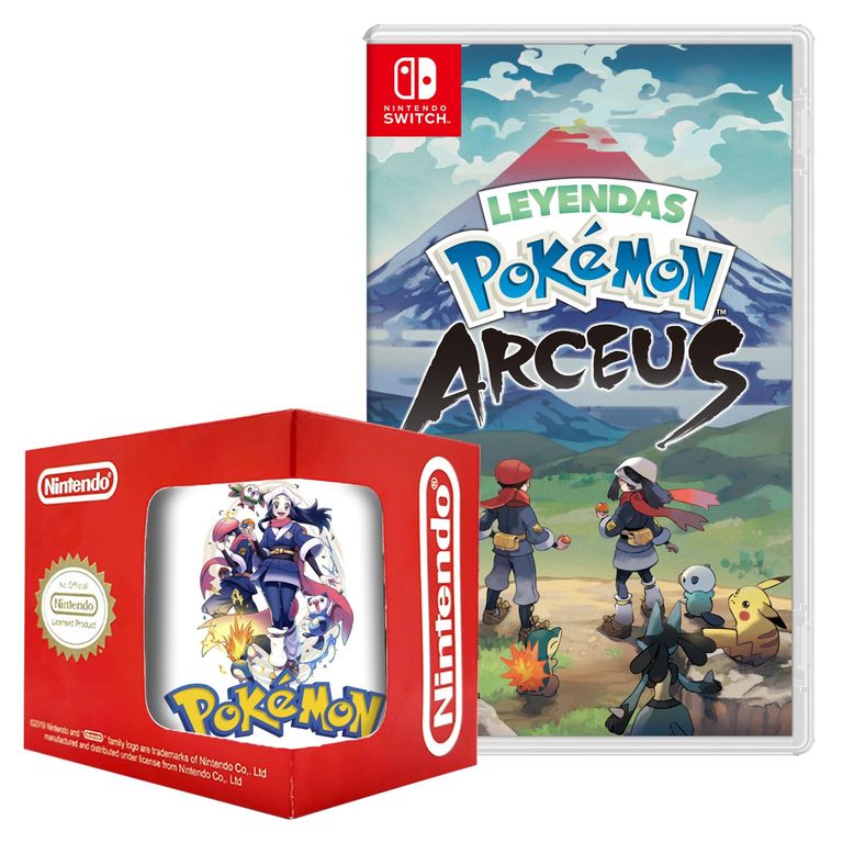 Pokémon Legends Arceus Switch y Taza