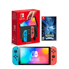 NINTENDO - Consola Switch Oled Neon Pokemon Diamond