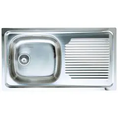 Teka - Lavadero de Cocina Sobre Tablero Acero Inox 800.440 1C IE