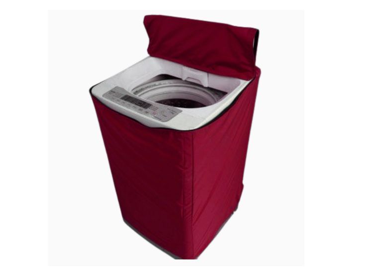 Funda Forro Para Lavadoras Tela Gruesa 22kg Guinda