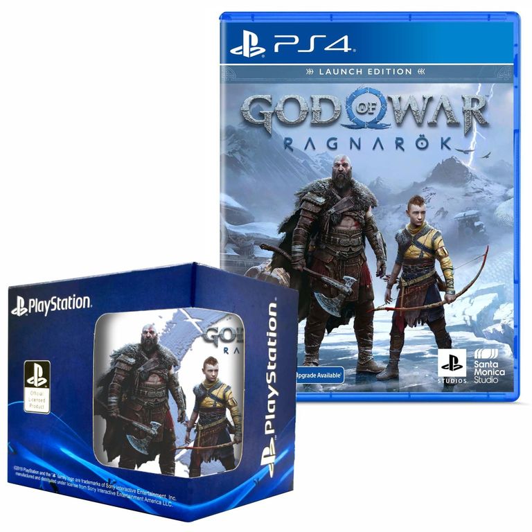 God Of War Ragnarok Playstation 4 + Taza