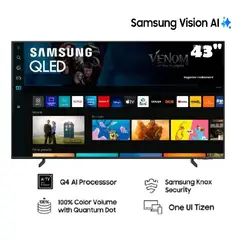 SAMSUNG - QLed 43 Pulgadas UHD 4K Smart TV Vision AI 43Q7F