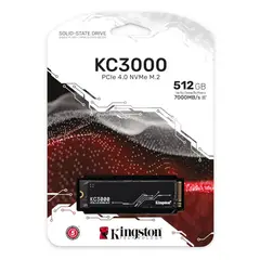 KINGSTON - SSD KC3000 512GB NVMe PCIe 4.0 M.2 2280