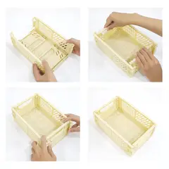 AURELA - Set de 2 Canastas de Almacenamiento Rosado