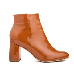 NEBULA - Botas Texas - Camel Charol