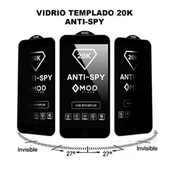 GENERICO - Mica - iPhone 13 Pro Antiespía Black Edition 20K Antishock Resistente