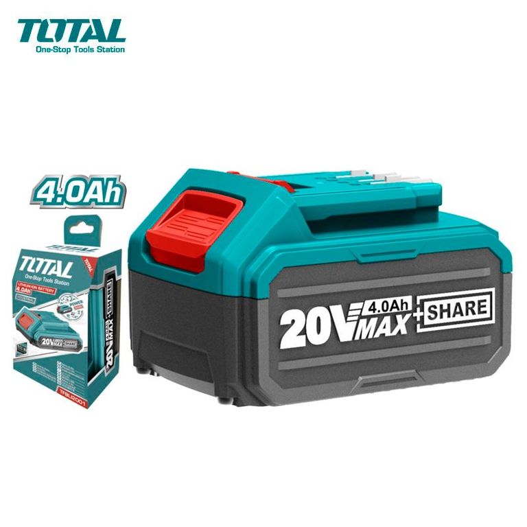 BATERÍA DE LITIO 20V 4AH MULTIHERRAMIENTA INDUSTRIAL TOTAL- TFBLI2002