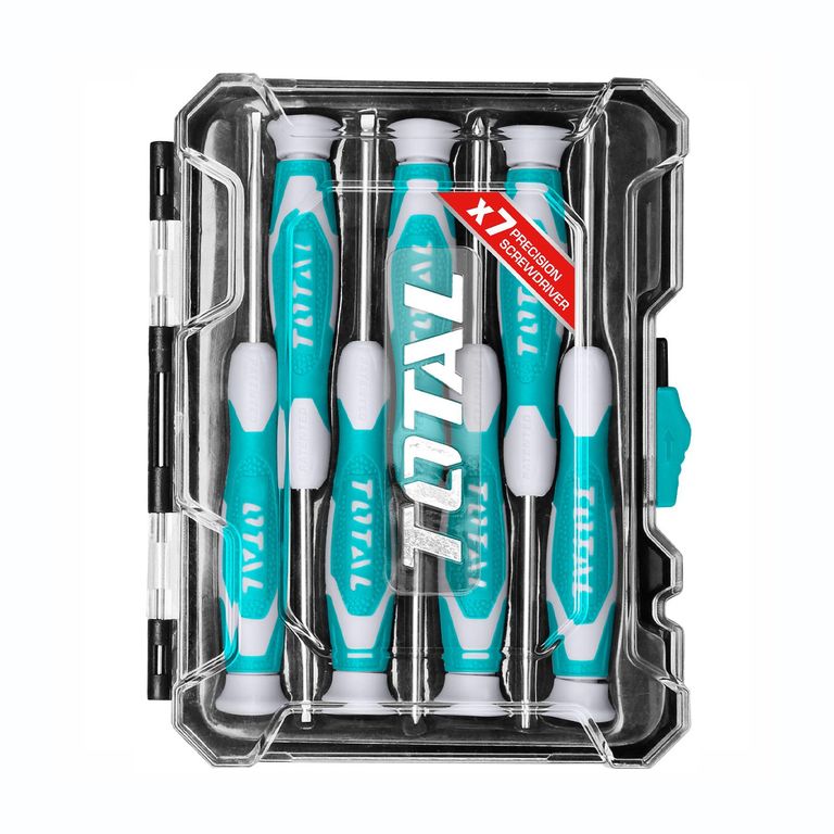 JUEGO DE DESTORNILLADORES 7 PZS PROFESIONAL TOTAL - THT250726