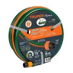 TRUPER - Manguera de riego expandible reforzada 1/2" x 15m