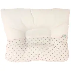 BABY MERINOS - Almohada Bebe anti-cabeza plana - Estrellitas - Rosado