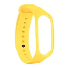 GENERICO - Correa de Silicona para Xiaomi Mi Band 5 Amarillo