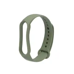 GENERICO - Correa Silicona Xiaomi Mi Band 3/ Mi Band 4 Verde Militar