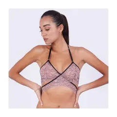 FIDEM LENCER?A - Bralette de encaje rosado - Greta