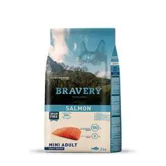 BRAVERY - Alimento para Perros Raza Pequeña Adulto Salmón 2Kg.