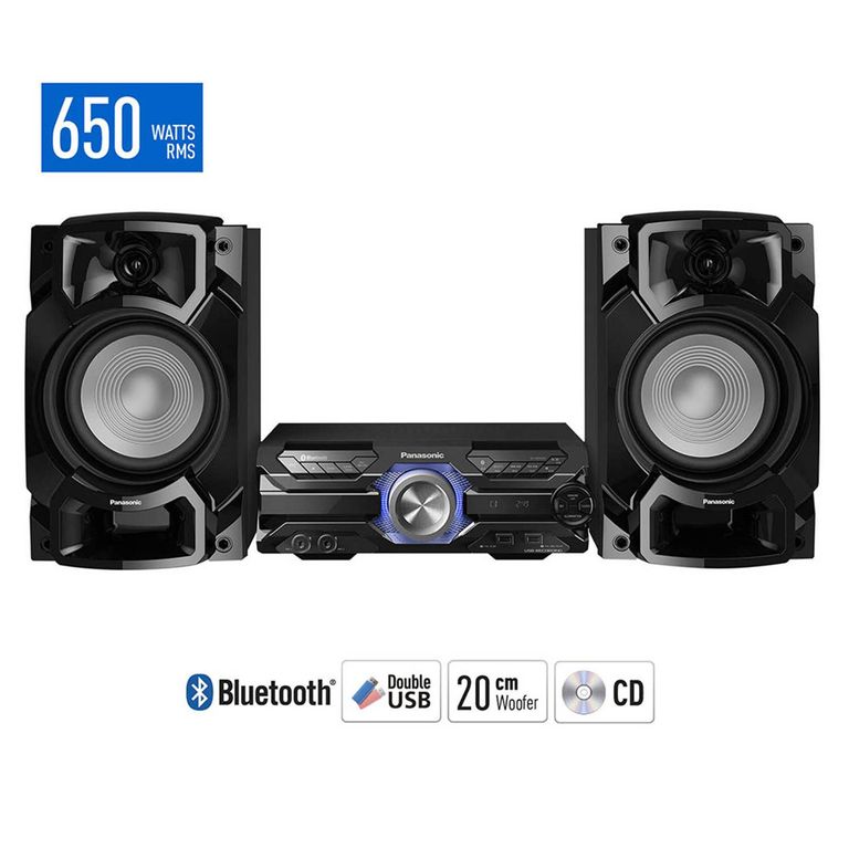 Minicomponente SC-AKX520 650Watts Nuevo Modelo - Negro
