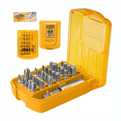 INGCO TOOLS - SET DE PUNTAS 29 PZS + ADAPTADOR PARA ATORNILLADOR INGCO - AKSD08301