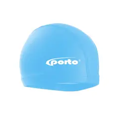 PORTO - Gorro de Natacion Lycra Celeste