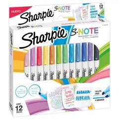 SHARPIE - Marcadores Creativos S-note x 12