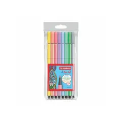 STABILO - Marcadores Pen 68 x 8 Pastel