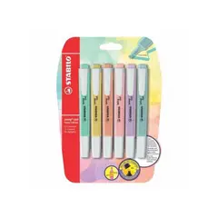 STABILO - Resaltador Swing Cool x 6 Colores Pastel