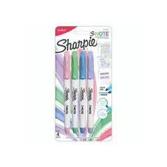 SHARPIE - Marcadores Creativos S-note x 4 Pastel