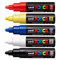 POSCA - Set Marcadores Punta 7M x 5 Básico