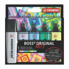 STABILO - Resaltador Boss Arty x5 Colores Fríos