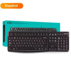 LOGITECH - Teclado K120 usb diseño clásico Español - Negro