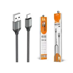 LDNIO - Cable LS432 USB a Tipo-C 2.4A Reforzado Nylon 2 Metros