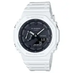 G-SHOCK - Reloj Resina Blanco con Negro GA-2100-7A