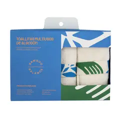 BAMBOO BALANCE - Toallitas Multiusos de Algodón Orgánico Tripack