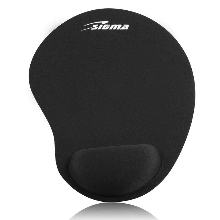 Pad Mouse X55 Gel Ergonomico Con Reposamuñeca Negro