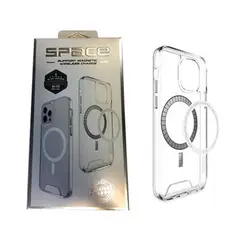 SPACE - Case Magnetic Wireless Charger iPhone 13 Transparente