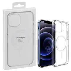GENERICO - Funda Clear Case con MagSafe iPhone 12 - Transparente