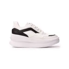 NEBULA - Zapatilla Zadar - Blanco con negro