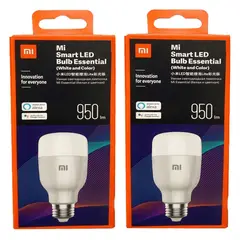 XIAOMI - Pack x2 Bombilla Inteligente Mi LED Smart Bulb RGB Multicolor
