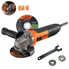 TRUPER - Amoladora Esmeril Angular Profesional 4 1/2" 850W ERGO-PRO