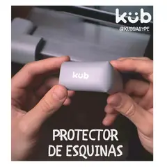 KUB - Esquinar protectoras acolchadas Bebés Seguridad 16 Gris