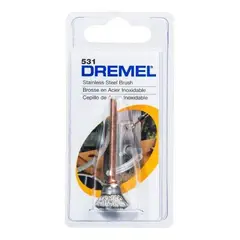 DREMEL - Cepillo de Acero Inoxidable 1/2" 531