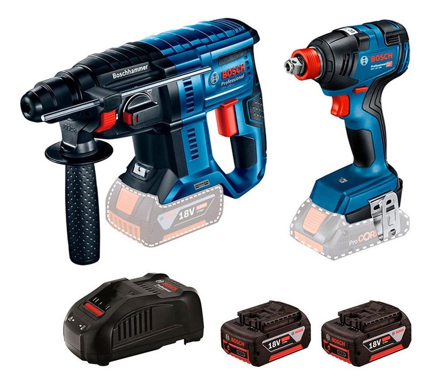 Rotomartillo GBH 180 + Llave de Impacto GDX 18V-200