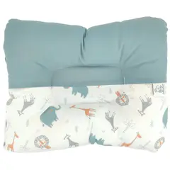 BABY MERINOS - Almohada Bebe anti-cabeza plana - Safari - Cemento