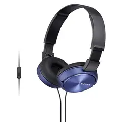SONY - Audífono MDR ZX310AP con Micrófono Plegable Azul