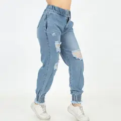 BENCUS JEANS - Jean Jogger Mujer Rasgado